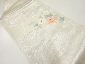 牡丹模様刺繍名古屋帯